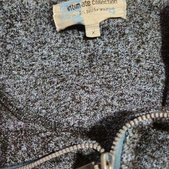 Womens vintage Penningtons XL house coat 51" length full zip soft poly blend - Picture 7 of 8